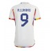 Günstige Belgien Romelu Lukaku #9 Auswärts Fussballtrikot WM 2022 Kurzarm